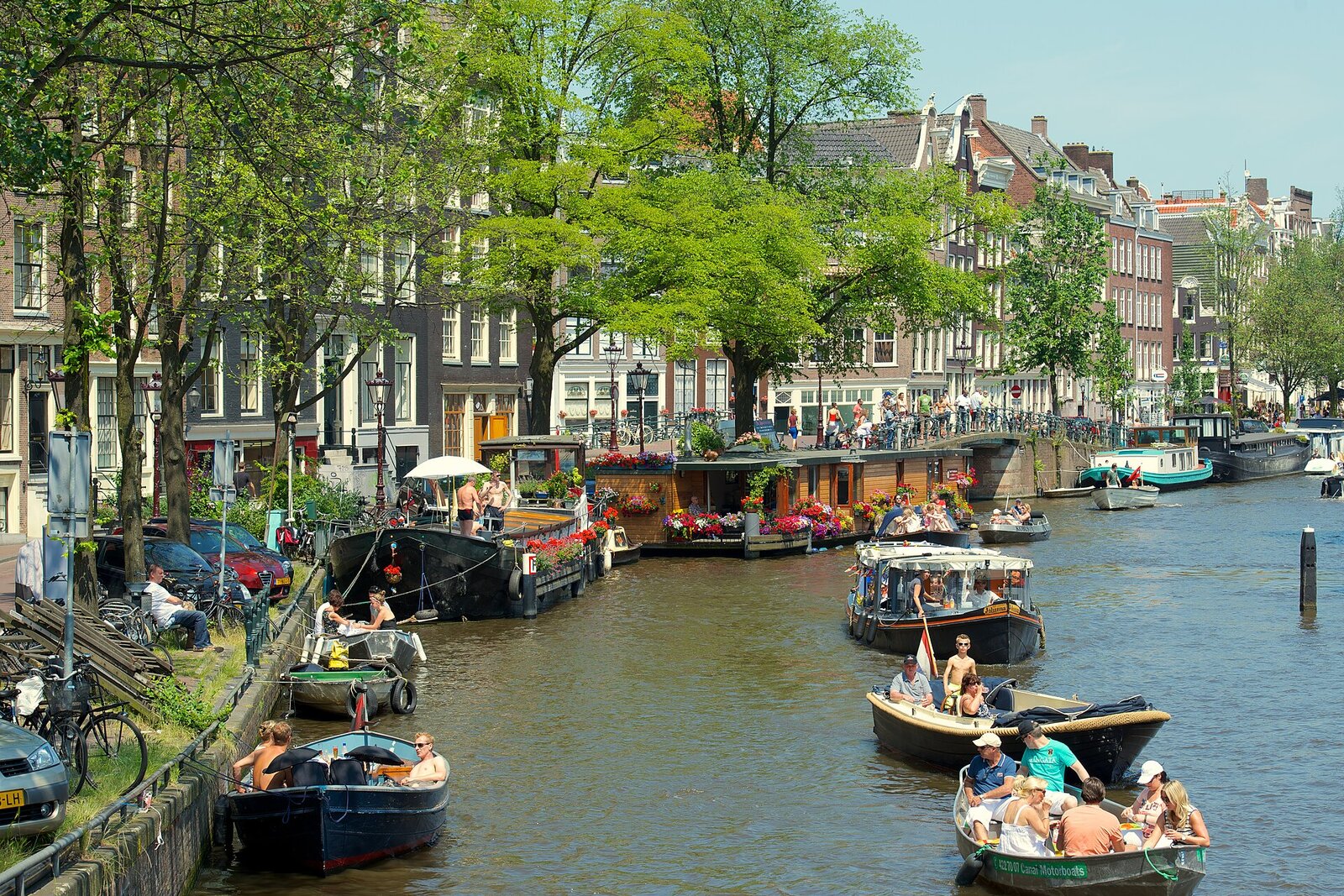 Amsterdam mit Grachten